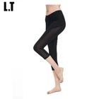 Women'S Mesh Capri Yoga Pant Legging Custom Yoga Wear Wholesale High Quality Yoga Wear