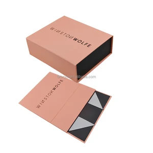 luxury paper clamshell packaging box with