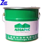 13.5L open head steel drum for paint with steel handle and lock ring lid