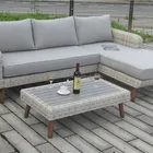 L Shape garden furniture outdoor rattan furniture