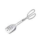 Amazon hot sale korean Kitchen and BBQ tongs wiht stainless steel and silicone