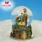Handmade Christmas Baby Jesus Snow Globes Polyresin Snow Ball Souvenir, christmas snow globe