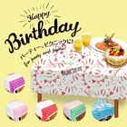 Tablecover Desk Table Cloth Cover Plastic Coated Tablecloths