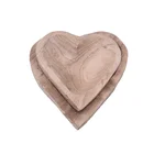 Handmade Wood Craft Unique Antique Heart Shape Wooden Serving Tray For Party Wedding/wood heart