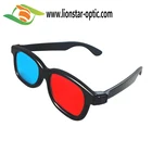 ABS Plastic Red Cyan 3D Glasses Logo Customized Anaglyph 3D Glasses Cinema 3D Video Glasses