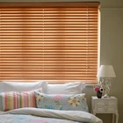 Best price horizontal decorative blackout waterproof wood window blinds