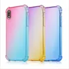 Gradient Colors Luxury Phone Case For iPhone X Xs Max Scratchproof TPU Soft Shell Phone Case For iPhone X