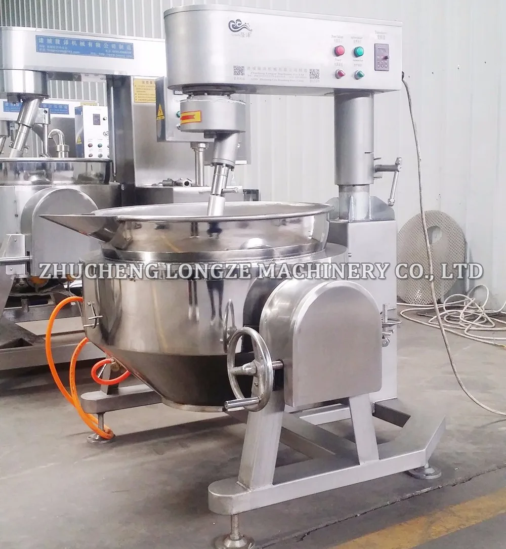 High Quality Commercial Gas Heated Cooker Mixer For Food Processing