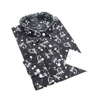 Digital Print Long Sleeve Casual Man Floral Shirt Fashion Custom Flower Printed Designer Slim Fit Button Up Shirts For Men