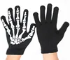Touch screen skull printed design glove fit children or men game gloves