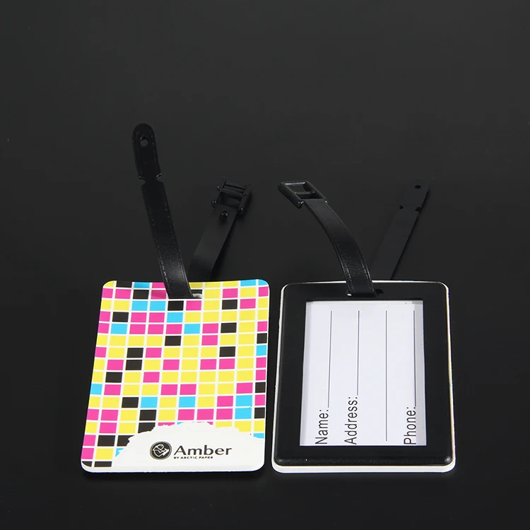 rubber luggage tag