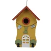 handmade wooden craft bird house home and garden decor