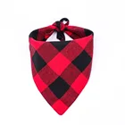 Hot sale fine quality handsome lattice dog scarf pet accessories Dog collar