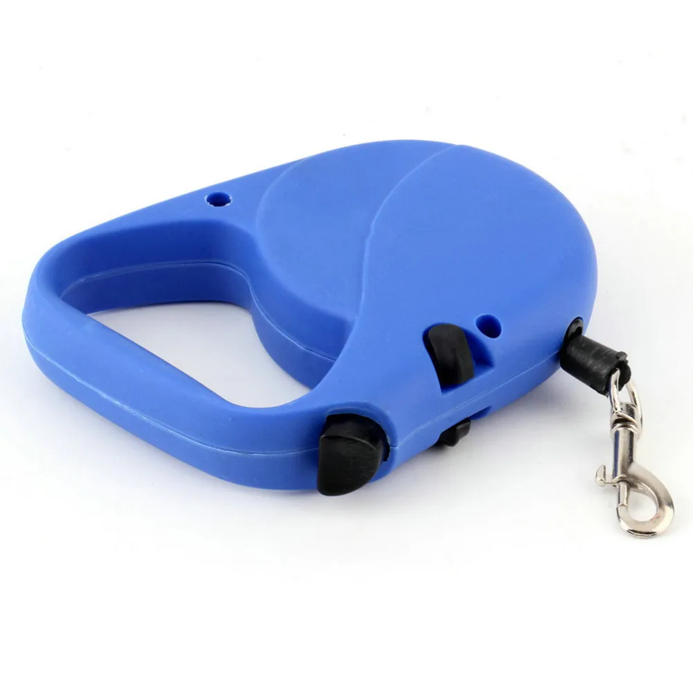 One-handed With Lock Retractable Pet Etendable Leash Lead for Dogs Cats Small Medium Large 3M Red Black Pink High Quality