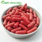 Red empty capsule vegan 0 00 1 2 vegetable hpmc shell for weight loss capsule