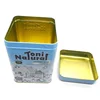 Laundry detergent tin box use square large square tea tin