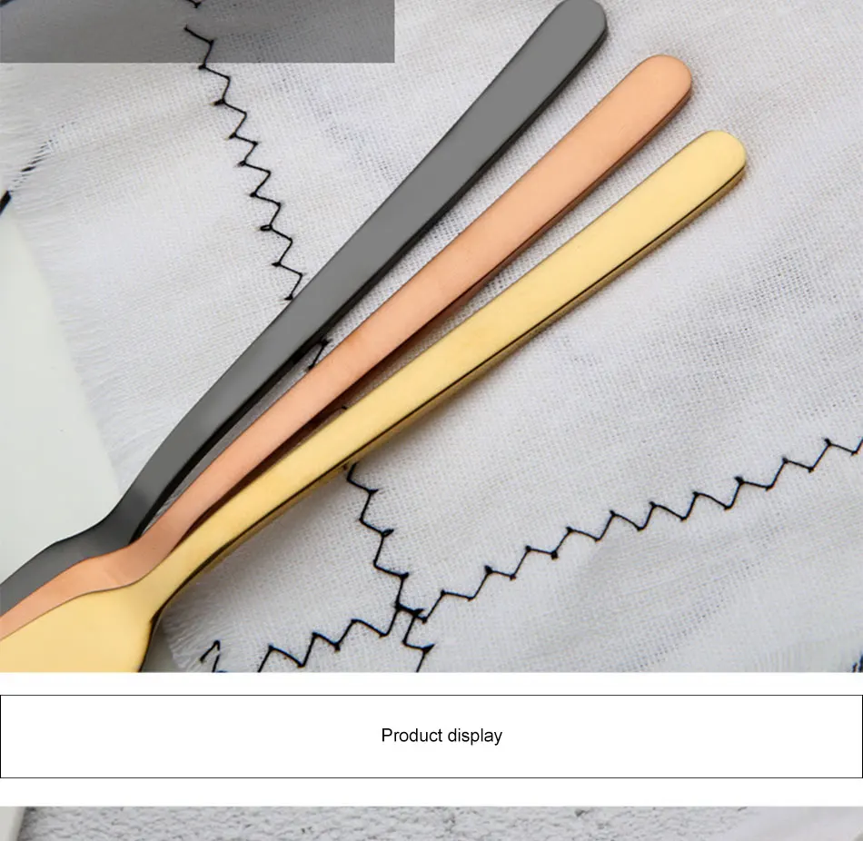 304 Stainless Steel Butter Knife Cheese Dessert Jam Spreaders Cream Gold Black Rose Gold Knifes Western Cutlery Breakfast Tool (7)