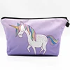 Women's Fashion Accessories Supplier Amazon Supplier Cheap Ultra Violet Unicorn Cosmetic Bag