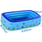 Large Inflatable Padding Pool Kids Plastic Swimming Pool