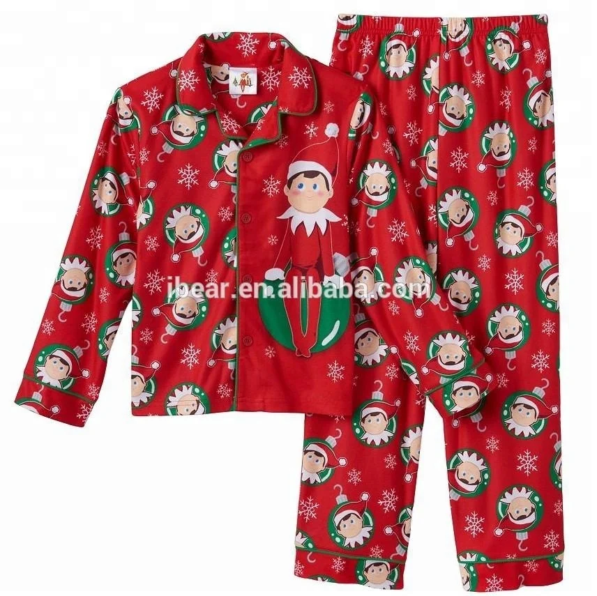2017 ibeaar new product christmas red pajamas elf on the shelf