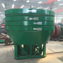 Gold ore grinding wet pan mill / gold ore wet grinding mill