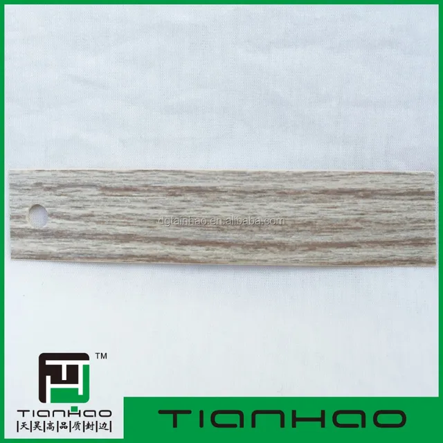 Tianhao Furniture Accessory Plastic Edge Banding Tape / PVC Edge Banding