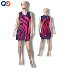 Discounted custom made sublimated printing high quality cheap netball dress for younger women
