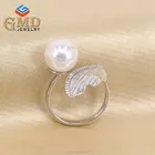 Manufacturer Fashion Jewelry Elegant Pearl Wedding 925 Thailand Ring