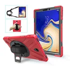 Shoulder blet Case for Samsung Galaxy Tab S4 10.5 T835 built in 360 degree stand