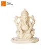 Custom religion decoration resin ivory elephant gods idol Indian ganesha statue