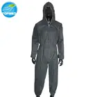 Disposable Waterproof Plastic Painters Workwear Coveralls Uniforms