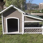 Factory wholesale comfortable large dog house wooden dog cage for big size dog