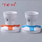 Promotion ABS decorative e27 & B22 electrical lamp holder base