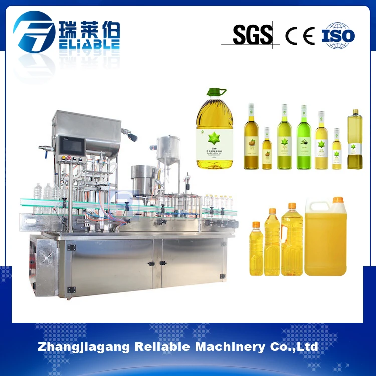 Good Quality Essential Edible Oil Filling Machine / Bottling Equipment