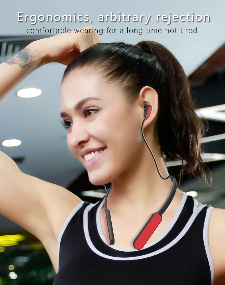 2019 new headset Alert function with Vibration X3 Neckband headphones Wireless Stereo Wireless Earphone For Music Play - ANKUX.COM