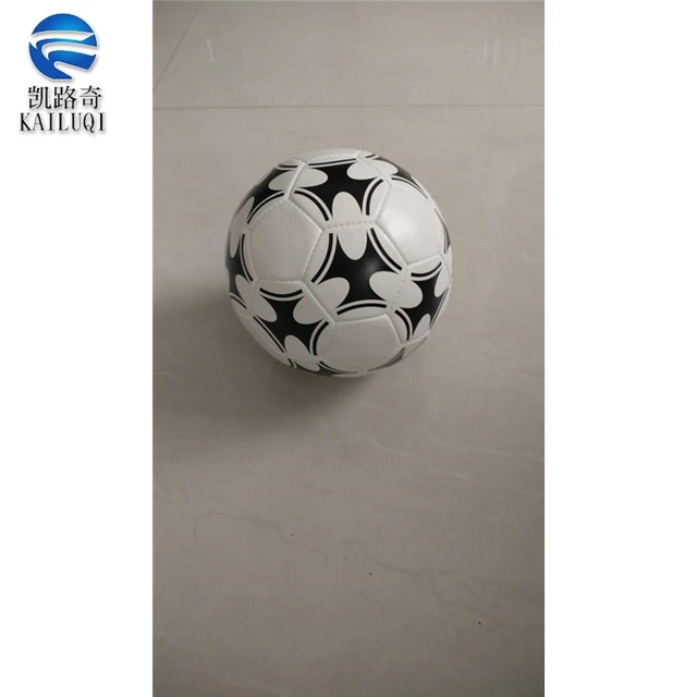 Customized Logo mini balls print machine sewn football soccer training equipment