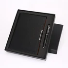 2019 best organizer agenda planner notebook, leather note book with pen attached
