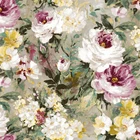 Deep embossed home decoration vinyl floral custom print wallpaper