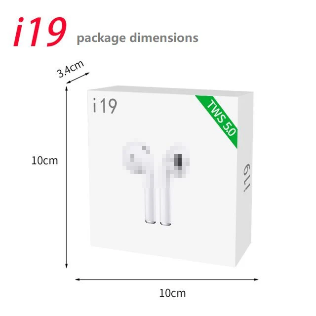 i19 tws pop-up window Headset blue tooth wireless touch function Earphone automatic pairing Headphone Earbud - ANKUX.COM