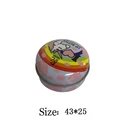 SMALL European Creative Wedding, Birthday Gift Boxes, Candy Boxes Biscuits And Cookie ROUND Tin Metal Box