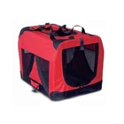 Simple and easy to clean fabric pet cage.
