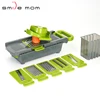 Smile mom Professional Food Vegetable Cutter Adjustable Kitchen Mandoline Grater Slicer with Container