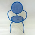 TW8621-B Tuwell Indoor Steel Stackable Mesh Dining Chair