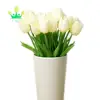 Artificial Flowers Real Touch Mini PU Tulips Bouquet Artificial Plants for Wedding Room Home Hotel Party Event Christmas Decor
