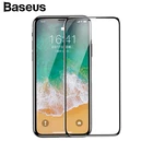 Baseus Ultra Slim 0.2mm Arc Round Edge Full screen Tempered Glass Film Screen Protector Roll For iPhone X