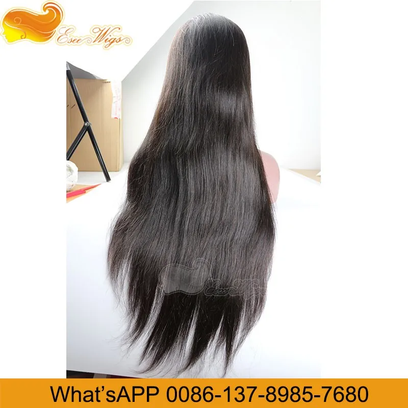 High quality brazilian human hair lace wigs top silk based full lace wig 