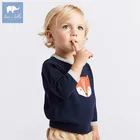 Wholesale dave bella autumn knitted sweater infant baby boys long sleeve pullover kids toddler tops DB8551