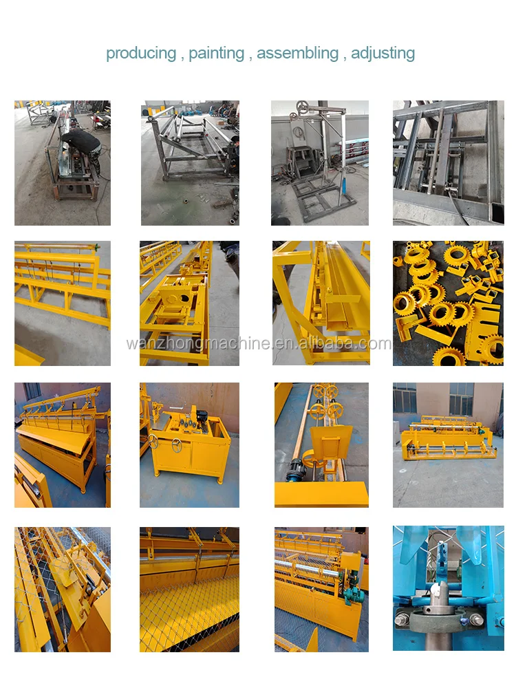 chain link fence machine