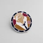 metal flower enamel custom cartoon lapel pin manufacturer