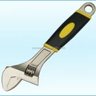adjustable wrench forged steel with plastic grip handle